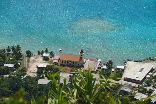 Tereia village - Maupiti Island - French Polynesia