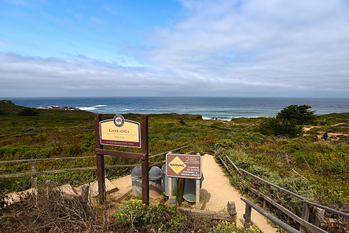 Garrapata State Park is a state park of California, United States, located on California State Route 1 6.7 miles (10.8 km) south of Carmel-by-the-Sea and 18 miles (29 km) north of Big Sur Village on the Monterey coast.