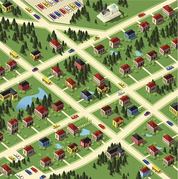 Vector illustration of Neighborhood