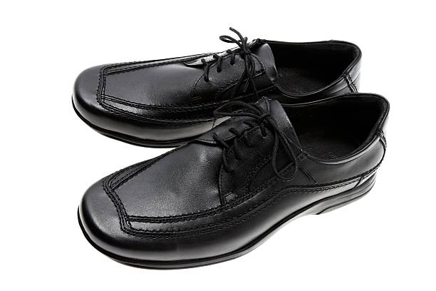 istock Pair of man's black shoes. 167144329