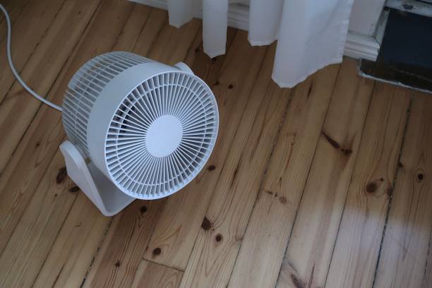 istock White Fan on Wooden Floor 1671452743