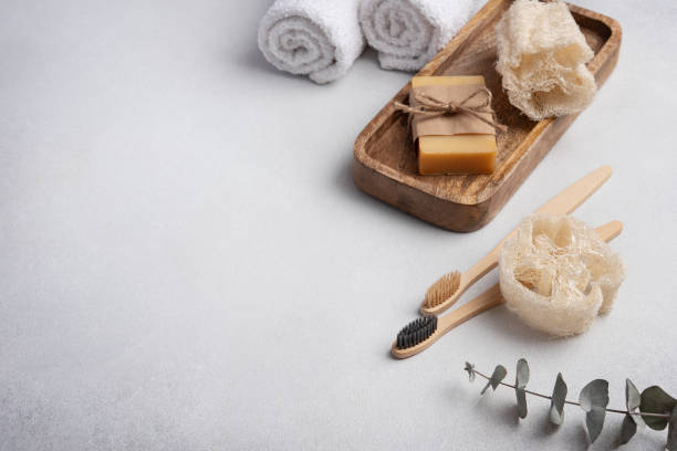 istock Bathroom and spa accessories for sustainable lifestyle 1671467626