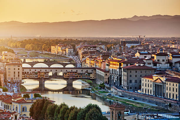 istock Florence cityscape at the evening, Italy 167154676