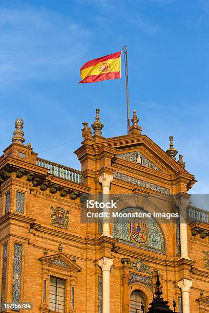 Plaza De España In Sevilla Spanien Stockfoto und mehr Bilder von Andalusien - Andalusien, Architektonisches Detail, Architektur