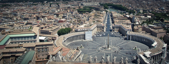 Saint Peters Square in Rome