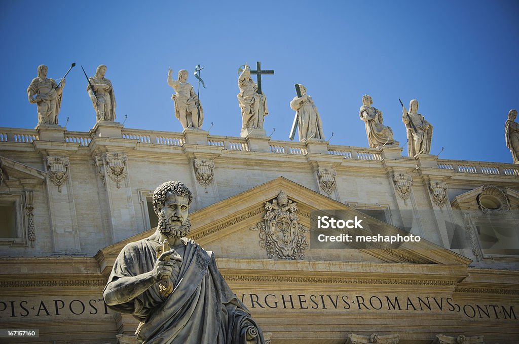 Saint Peter-Statue im Vatikan - Lizenzfrei Petersdom Stock-Foto