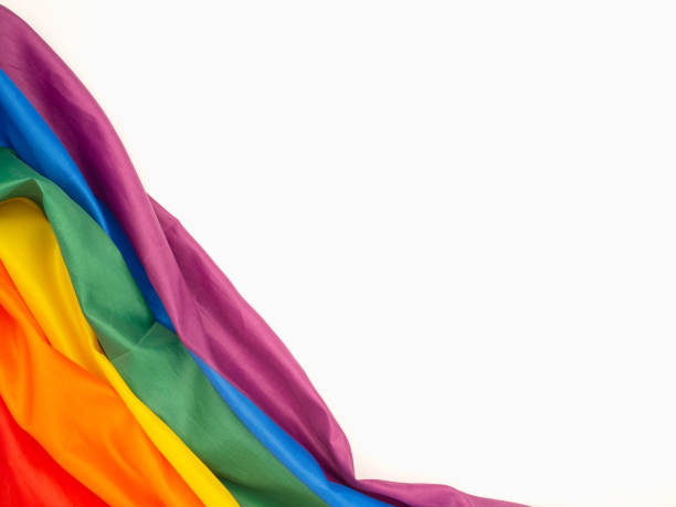 istock The rainbow flag or LGBT is on a white background with copy space for text 1671575121