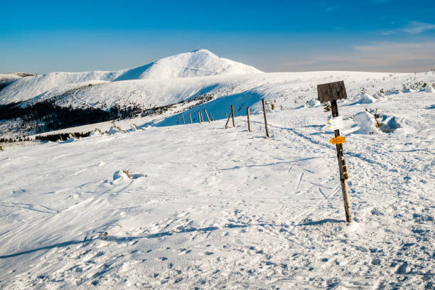 krkonose, riesengebirge - narodni park imagens e fotografias de stock