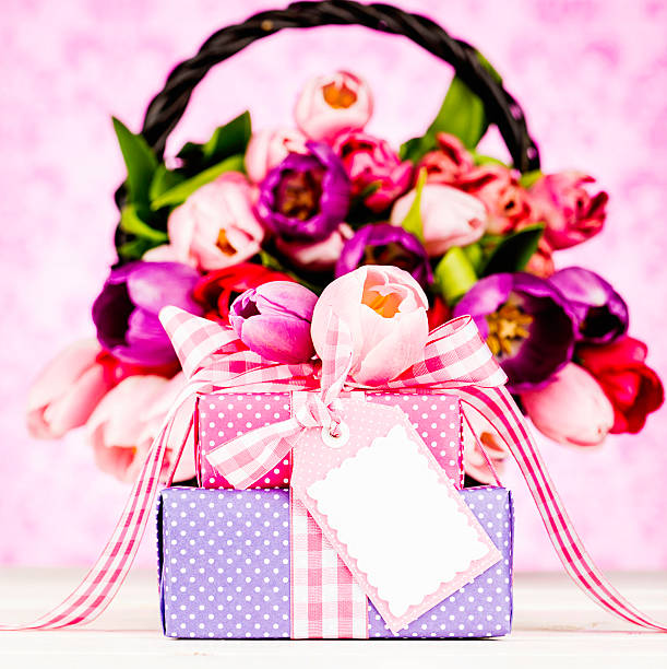 istock Mother's Day Basket with Gifts 167157718