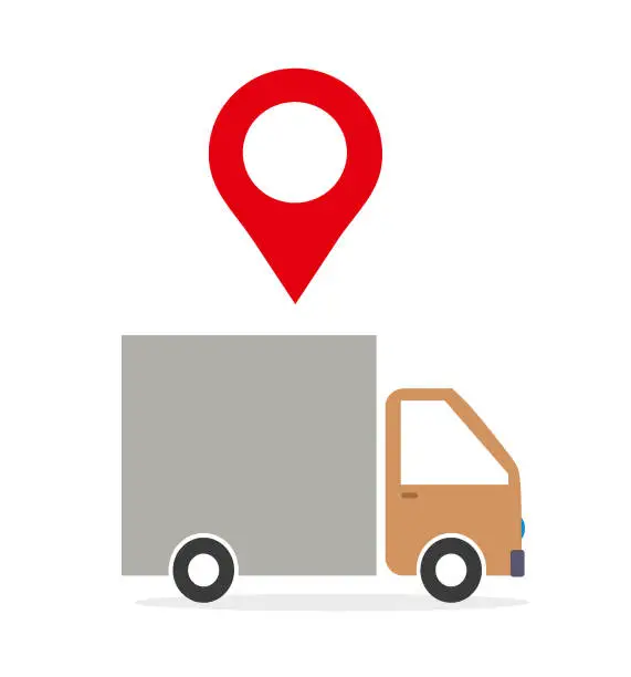 Vector illustration of Delivery Tracking icon