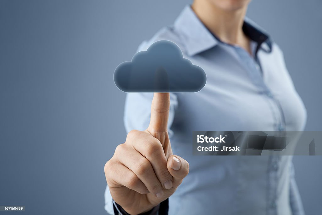 Cloud computing - Lizenzfrei Bildschärfe Stock-Foto