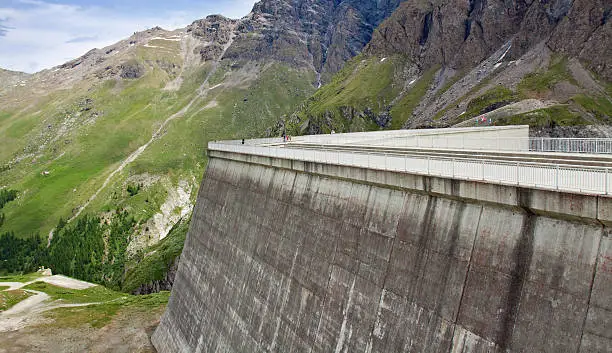Dam Grand Dixence. Switzerland