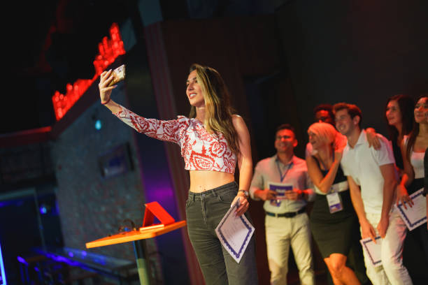 istock Taking Selfies at Certificate Ceremony on Stage 1671615106