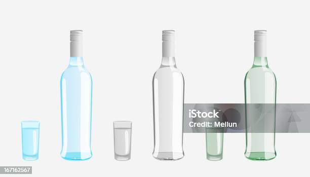 Bottiglia Di Vodka - Immagini vettoriali stock e altre immagini di Plastica - Plastica, Tappo di bottiglia, Versare