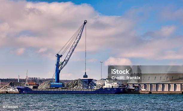 Aabenraa Harbor In Denmark Stock Photo - Download Image Now - Harbor, Commercial Land Vehicle, Construction Industry