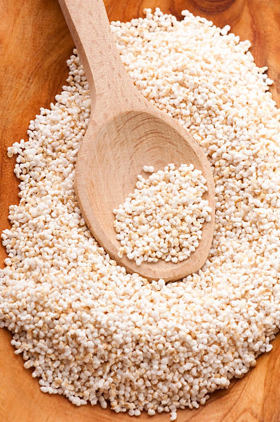 istock Amaranth popping, gluten-free, high protein grain cereal 167167732