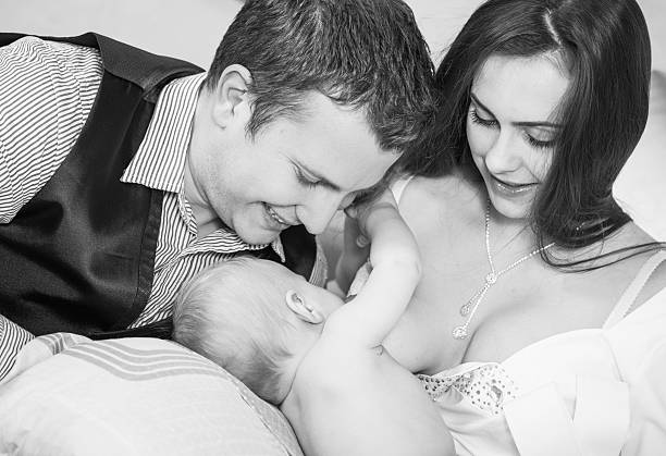 istock baby eating mothers milk 167168063