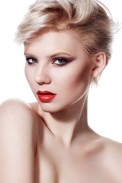 istock Beautiful woman with make up 167168128