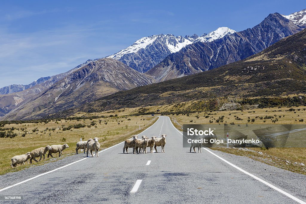 Estrada de montanha - Foto de stock de Azul royalty-free