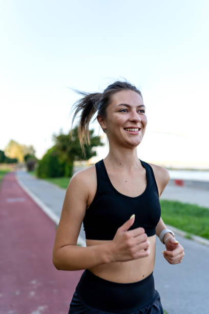 istock Young Caucasian woman going for a jog 1671708020