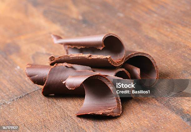 Chocolate Shavings Stock Photo - Download Image Now - Chocolate, Wood Shavings, Backgrounds