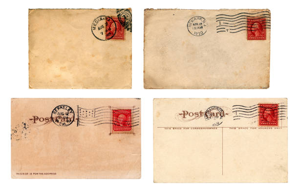 istock Edwardian era US mail - envelopes and postcards 167172131