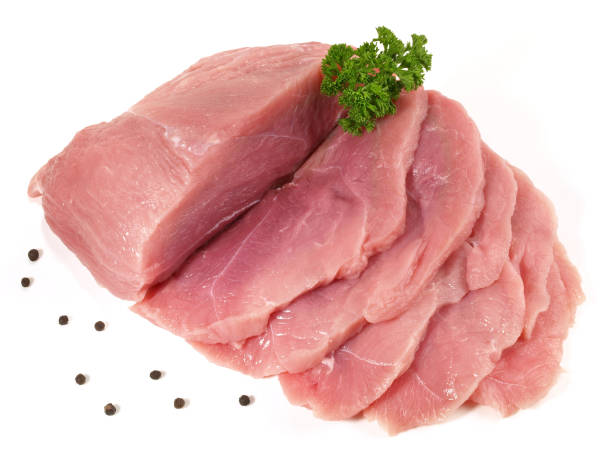 istock Pork Meat Slices - Isolated 1671738239