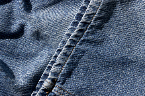 Jeans texture background with copy space