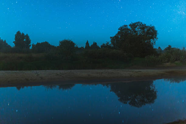 Night starry sky.
