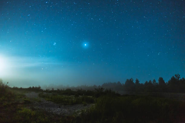 Night starry sky.