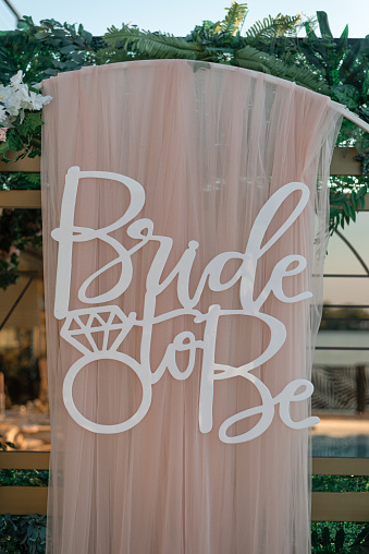 Bride to be, Bride team party , Bachelorette, decorations before a bachelorette party, pink color