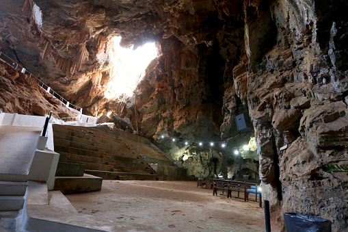 ituacu, bahia, brazil - august 24, 2023: view of the Mangabeira cave in the town of Ituacu in the Chapada Diamantina