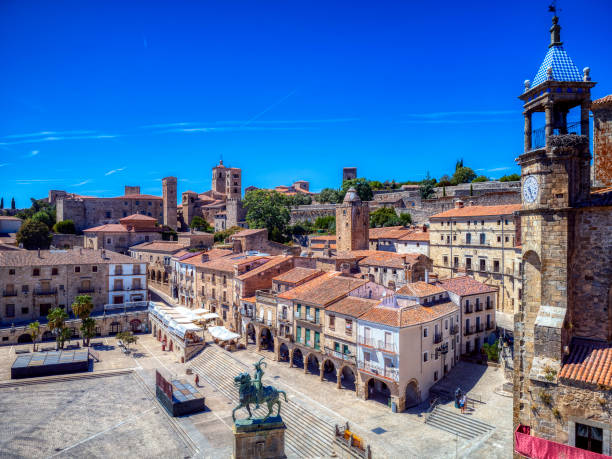 istock Plaza Mayor de Trujillo in Caceres, Spain. 1671907789