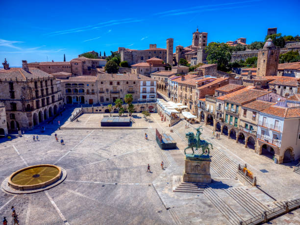 istock Plaza Mayor de Trujillo in Caceres, Spain. 1671907811