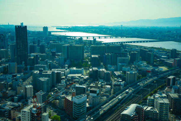 istock A sunset panoramic cityscape near Yodo river in Osaka 1671934970