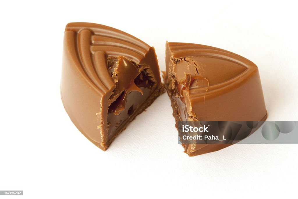 Schokolade sweet ist in zwei Teile - Lizenzfrei Dessert Stock-Foto