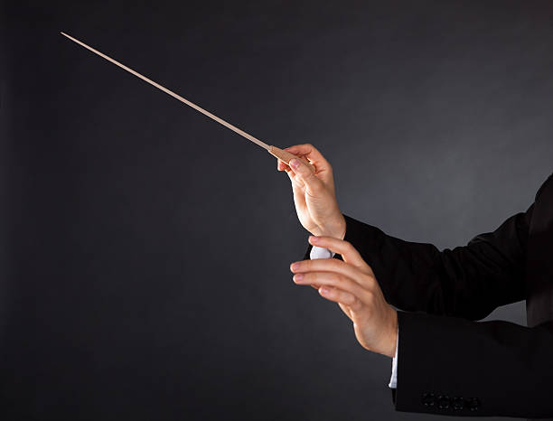 istock Music conductor with a baton 167195595