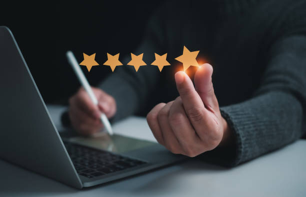istock Customer Satisfaction Survey concept, service experience rating online application, customer evaluation product service quality, satisfaction feedback review, very good quality most. 1671986657