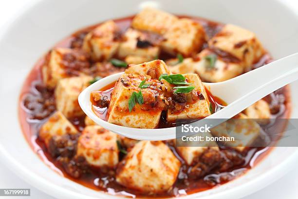 Mapo Tofu Sichuan Styl - zdjęcia stockowe i więcej obrazów Mapo Tofu - Mapo Tofu, Chińska kuchnia, Bez ludzi