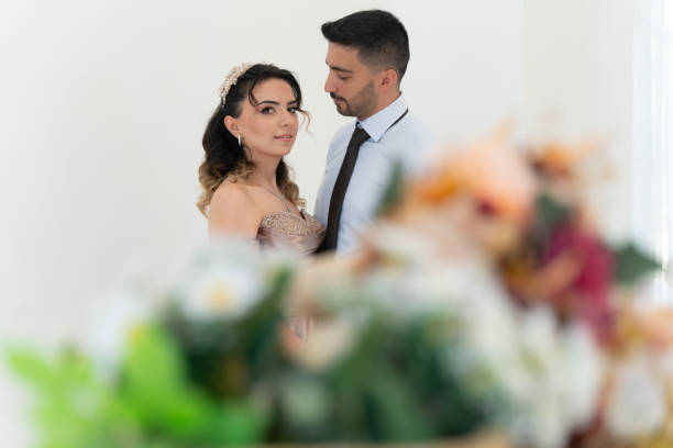 istock The young couple is celebrating their engagement. 1672016722