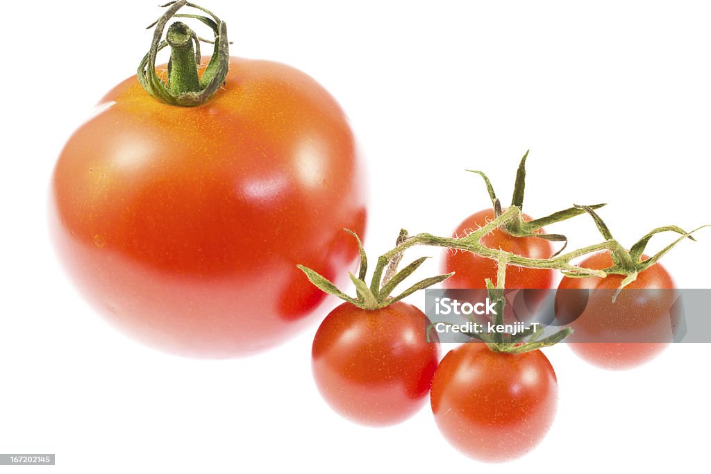 チェリートマトとトマト - みずみずしいのロイヤリティフリーストックフォト