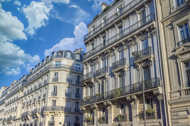 istock Paris, beautiful facades quai Voltaire 1672021576