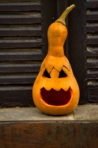 istock Pumpkin of Halloween. Scared atmosphere. 1672041773