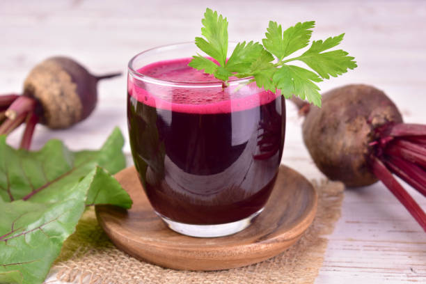 istock A glass of medicinal beet juice. Close-up. 1672054227