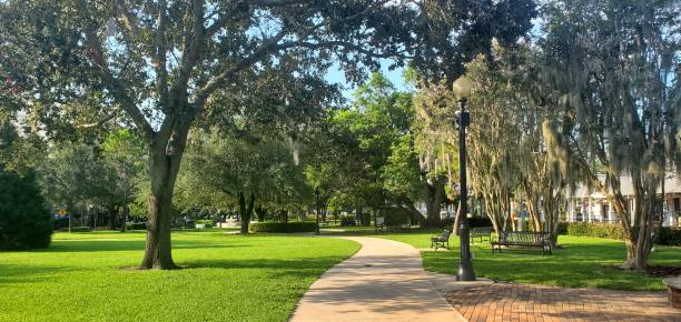 Scenic Sidewalk in Winter Park Florida