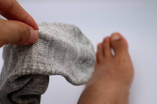 Image of freshly taken off stinky socks