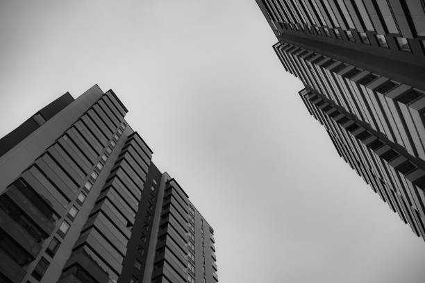 istock Low angle view of buildings against sky 1672067639