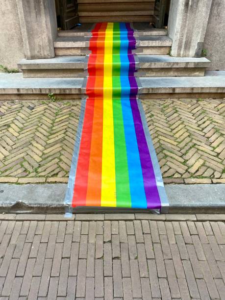istock Rainbow flag symbol LGBTQ community 1672075725