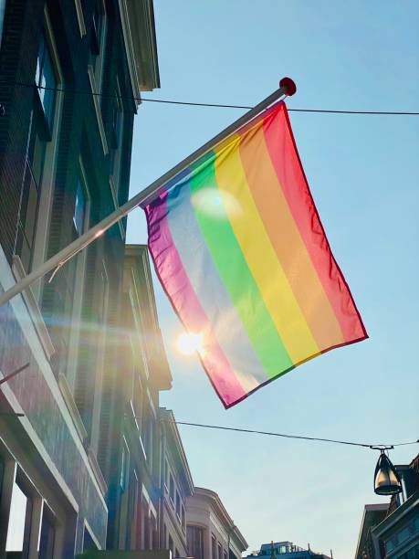 istock Rainbow flag symbol LGBTQ community 1672075778