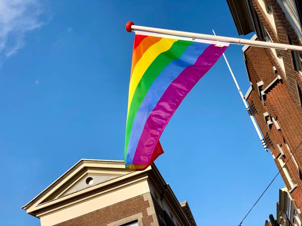istock Rainbow flag symbol LGBTQ community 1672075923